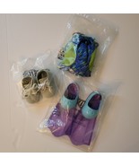 My Life As 18&quot; Doll Accessory Lot of 3 Fins Sneakers Backpack New Factor... - £11.00 GBP