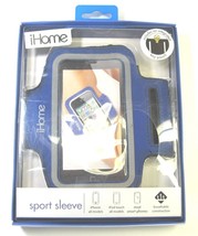 iHome Sport Sleeve Cell Mobile Phone Armband Blue (iPhone, iPad, most sm... - $3.88