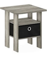 Small End Table Furniture Side Accent Bedroom Storage Shelf Wood With Dr... - £27.71 GBP
