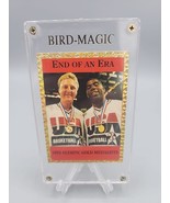 1992 End of an Era LARRY BIRD - MAGIC JOHNSON USA Olympic Gold Medalist ... - £5.46 GBP
