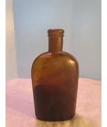 Vintage 6" Amber Brown Glass MEDICINE  Bottle "S" - £18.02 GBP