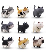 9 PCS Cute Miniature Cats Landscape Lovely Cats Figurines Fairy Home Gar... - £23.35 GBP