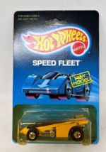 Vintage 1986 Hot Wheels Speed Fleet Yellow Shadow Jet - £7.82 GBP