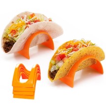 4 Pc Taco Stands Tortilla Shell Fajita Holder Rack Stand Dinner Table Kids Party - £14.60 GBP