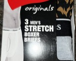 Hanes Ultimate ~ 3-Pair Mens Boxer Briefs Underwear Cotton Blend ~ L - $20.26