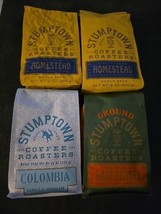 4 Pc Mix Lot Stumptown Coffee, Medium Ground, Whole Bean  (MO6) - £30.89 GBP