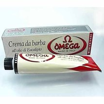 Eucalyptus Shaving Creme Tube 3.52oz shave cream by Omega - $10.94