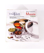 Tabakh Spice Container Masala Dabba 7 Mini Storage Containers 7 Mini Spo... - $23.38