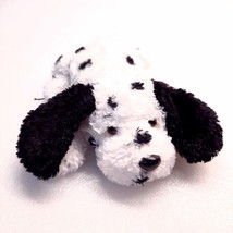 Russ Berrie Dalmatian plush puppy Punch Flopples dog black white stuffed animal - $24.00