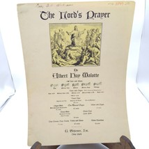 Vintage Sheet Music, The Lord&#39;s Prayer, Schirmer 1935, Albert Hay Malotte - £7.72 GBP
