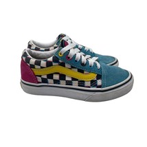 VANS Old Skool Crazy Checks Low Skate Suede Shoes Unisex Toddler 12 - $29.69