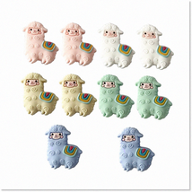 10Pcs Alpaca Beads - Cute Cartoon Animal Mix Color Focal Beads for DIY Crafts &amp; - $35.63