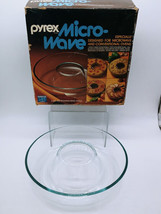 Vintage Pyrex Corning Microwave Ring Mold Pan With Box - £14.90 GBP