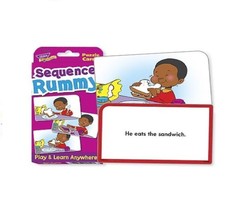 Sequence Rummy Sequencing Stories Special Needs Autism Speech Therapy - $11.95