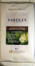 Adult Disposable Washcloths By Yardley London Pk Of 18 Large 12” x 8”-NEW-SHIP24 - £6.09 GBP