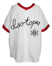 Homer Simpson Springfield Isotopes Button Down Baseball Jersey White Any Size image 4