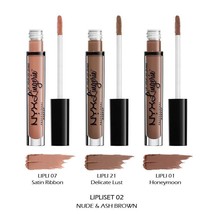 NYX Lip Lingerie Liquid Lipstick - Multiple colors 4 ml x 2 pcs New in s... - $13.99