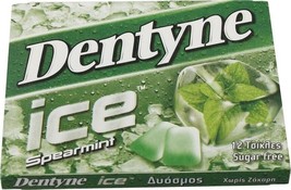 DENTYNE GUM ICE SPEARMINT X 6 Pack - 72 Gum - $18.61