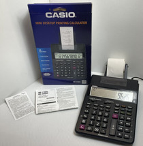 Casio HR-170RC 12-Digit Desktop Printing Calculator BK 6-1/2&quot;Wx11-5/8&quot;Lx2-9/16&quot;H - £17.97 GBP