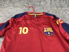 FC Barcelona Jersey Mens Large #10 Lionel Messi Football Soccer FCB Futball - £17.36 GBP