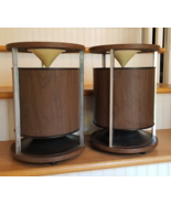 Vintage Pair Zenith Circle of Sound Speakers Mid Century Modern Omnidire... - $421.92 CAD