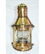 15&quot; Antique Brass Lighthouse Lantern Ship Lamp Maritime Nautical Home De... - £60.19 GBP