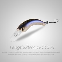  29mm 42mm  Fishing Lure Trout Mini Crankbait Wobbler Fishing Tackle Freshwater  - £37.58 GBP