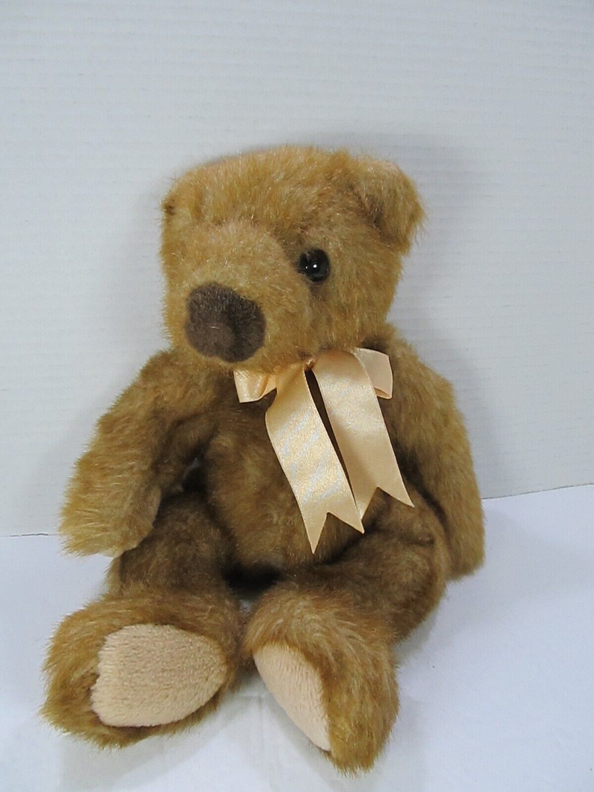 Ty Baby Ginger Brown Bear Plush 13 Inch 1996 Stuffed Animal Toy - £8.86 GBP