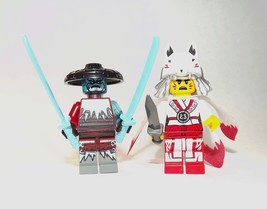 Emperor And Akita Ninjago Set Of 2s Minifigure Collection Toy US Seller - £10.71 GBP