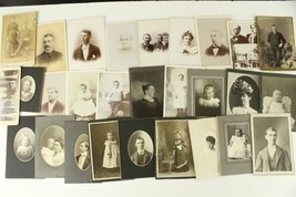 Vintage Carte de Visite CDV Family Photo Lot ASHLAND Mansfield Wooster OHIO - £50.60 GBP