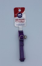 Whisker City - Easy Release Kitten Collar - 6-9 In - Purple - £5.32 GBP