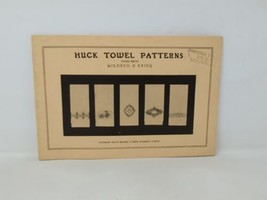 Huck Towel Patterns 3rd Series Mildred Krieg Pattern Booklet Embroidery ... - $5.81
