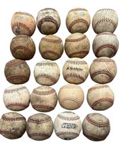 Lot of 20 ALL LEATHER Practice League Baseballs with FREE Shipping - $47.47