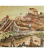 1961 Accident Western Maryland Railroad Train Print Card Antique Litho DWO5 - $48.79 CAD