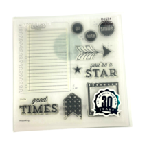 Close To My Heart Take Note  D1574 My Acrylix Stamps Cricut Bundle - $19.50