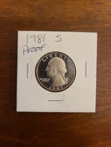 1981-S Type 1 Proof Washington Quarter - £2.57 GBP