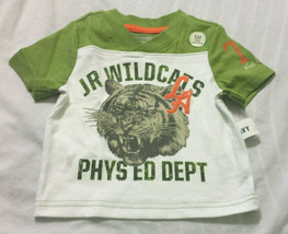 Old Navy Tee Shirt 6-12 Months Jr Wild Cats LA White Green Baby - £7.97 GBP