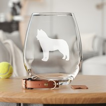 Siberian Husky Etched Glasses - Wine, Champagne, Pint Glasses, Shot Glass - $24.99+