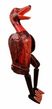 Balinese Wood Handicrafts &quot;Bebek Wayang&quot; Red River Duck Puppet Toy Figurine 15&quot;H - £29.82 GBP