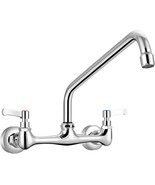 Wall Mounted Kitchen Faucets, Kitchen Faucet with 12 Inch Goose Neck, Co... - $49.49