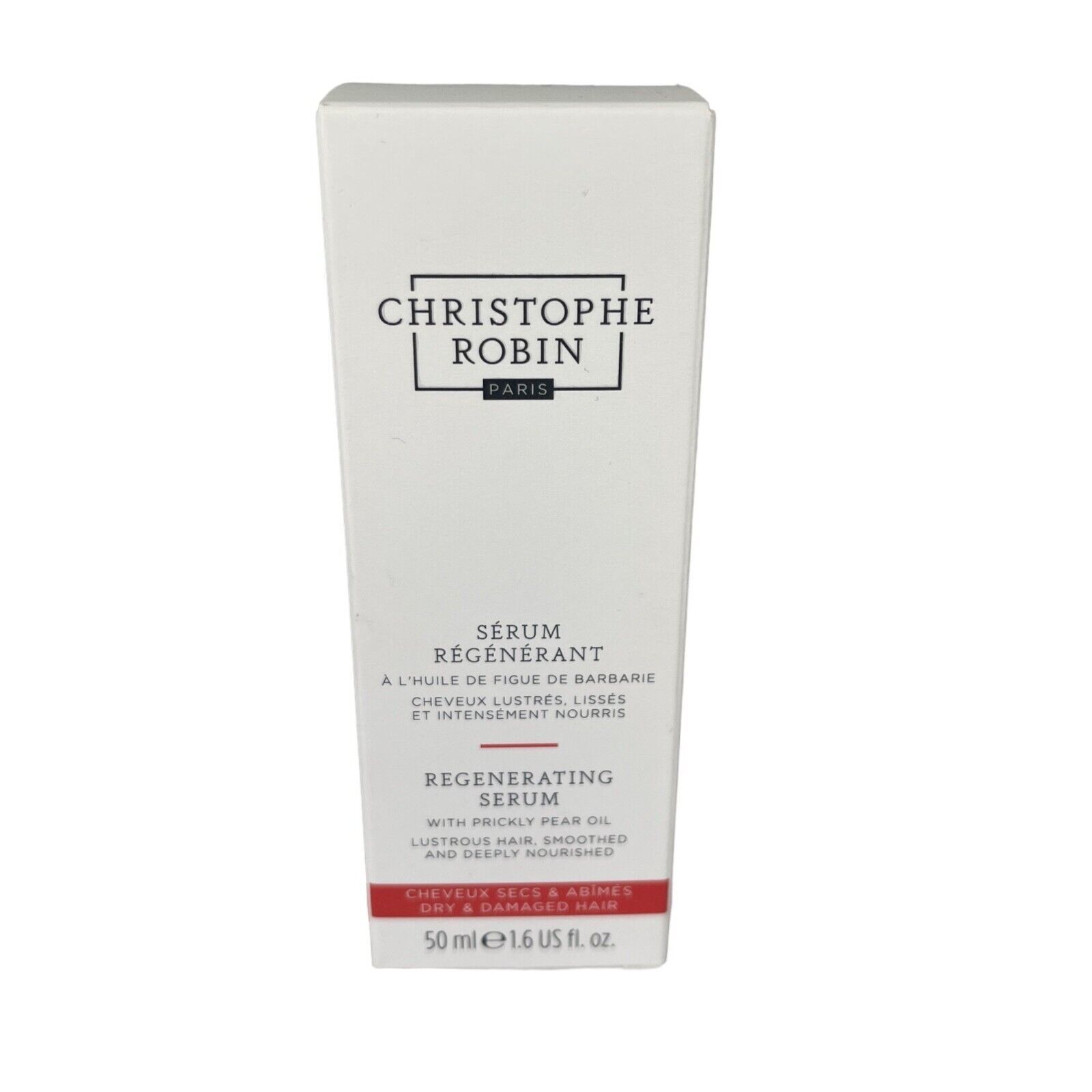 Primary image for Christophe Robin Regenerating Serum with Prickly Pear Oil, 1.6Oz New in Box
