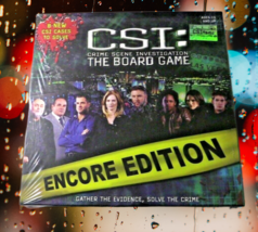 CSI: Crime Scene Investigation board game, Encore Edition 2006 NEW SEALED! - £12.45 GBP