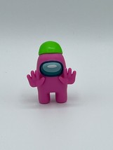 Among Us Blind Box Series 2 2&quot; Pink Crewmate Mini Figure Great sleep cap Toikido - £7.83 GBP