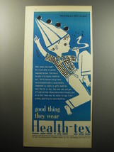 1957 Health-Tex Fashion Advertisement - How to bring up a child in one piece - £14.81 GBP