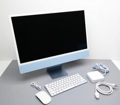 Apple iMac 24" M3 10-Core 8GB RAM 256GB 3M717LL/A - Blue image 2