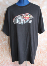 Port And Co. Men&#39;s XL Black Iron Outlaw Monster Truck Short Sleeve T-Shirt - £9.74 GBP