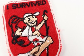 Vintage I Survived Small Boxing Boy Scout America Bsa Camp Patch - £9.32 GBP
