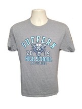 2019 Suffern High School Mounties Adult Small Gray TShirt - £16.23 GBP