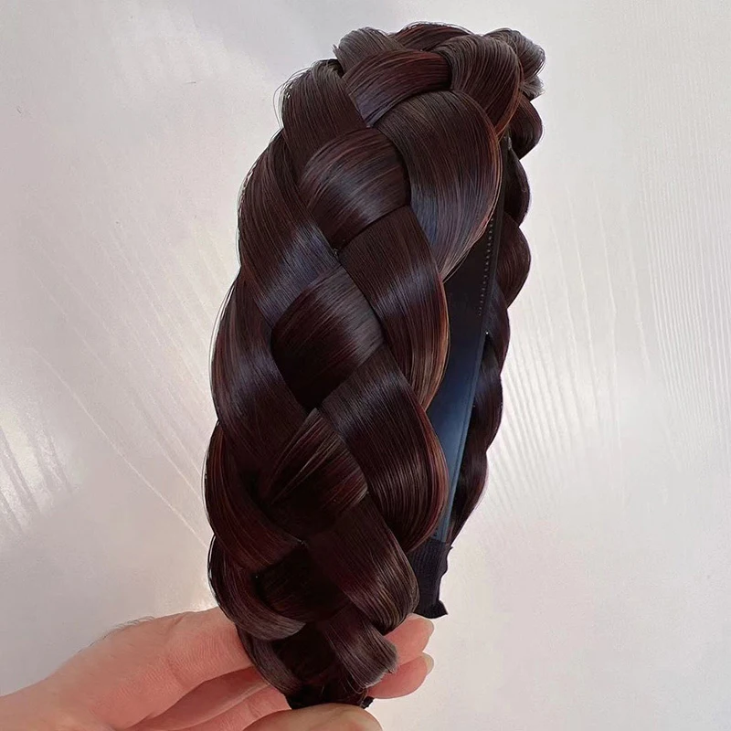 Twist Wig Heads For Women Fishbone ids Hairs Handmade Head Hoop Hair Styling Hea - £111.47 GBP