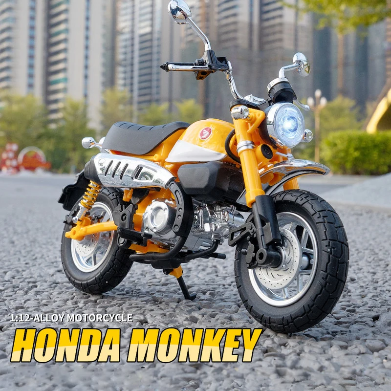 1:12 Honda Monkey 125 Alloy Die Cast Motorcycle Model Collection Sound and Light - £13.72 GBP